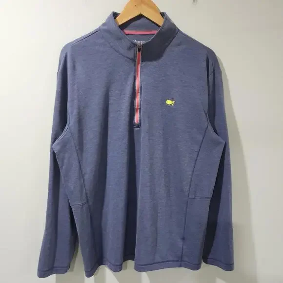 Masters Tech Quarter 1/4 Zip Pullover Performance Stretch GolfCasual Mens XL
